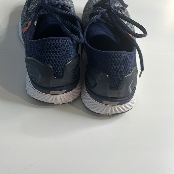 Under Armour Blue and Orange Athletic Sneakers size 8 - Picture 4 of 5